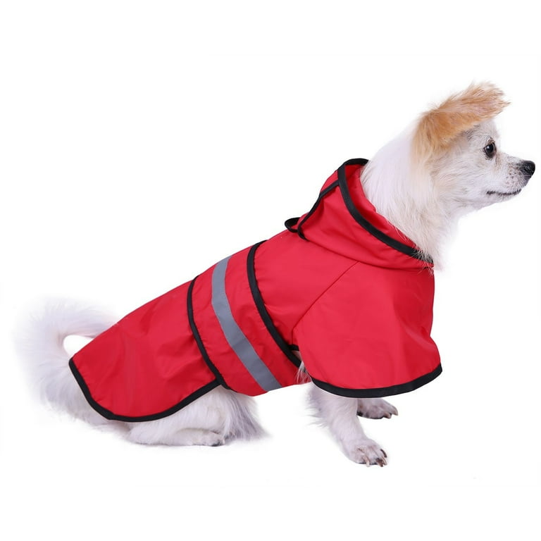 Red slicker cheap raincoat