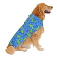 thumbnail image 1 of HDE Dog Raincoat with Clear Hood Poncho Rain Jacket for Small Medium Large Dogs Dinosaurs L, 1 of 6