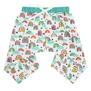 HDE Dog Swim Trunks Hawaiian Board Shorts for XS to XXL Dogs Rainbows S