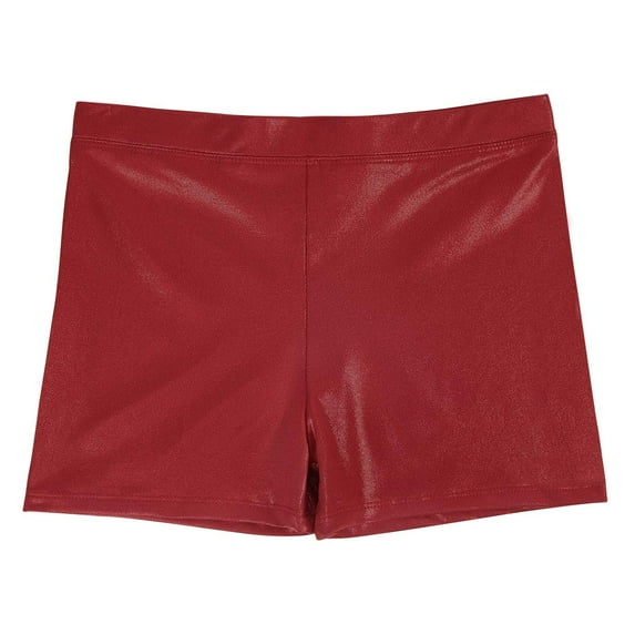 HDE Gymnastics Shorts for Girls Dance Short Glitter Sparkle Tumbling Bottoms