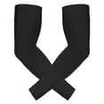 thumbnail image 1 of HDE Arm Compression Sleeves for Kids Youth Sports Basketball Shooting Black 2 Count - S, 1 of 5