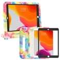 thumbnail image 1 of HDE Kids iPad Case with Built-In Screen Protector for 2021 9th Generation iPad 10.2 Inch, 2020 8th Gen, 2019 7th Gen - Tie Dye, 1 of 6