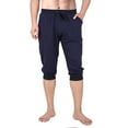 thumbnail image 1 of HDE Mens Workout Jogger Casual Waistband Sport Training Cuffed Yoga Capri Pant, 1 of 4