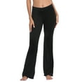 thumbnail image 1 of HDE Womens Pajama Pants Wide Leg Sleepwear Casual Loose Lounge Pant PJ Bottoms Sleepwear Black M, 1 of 6