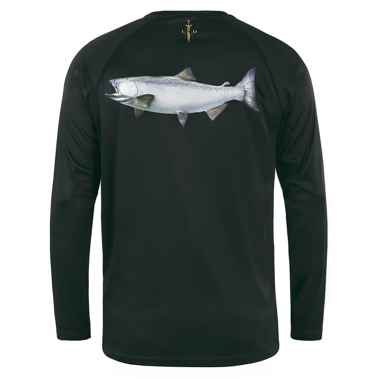 Fishing Shirts For Men, Mens Fishing Shirts Long Sleeve, SPF  Shirts For Men, Fishing Shirts For Men Long Sleeve, Fishing Gear And  Equipment, Rash Guard- Unisex Salmon