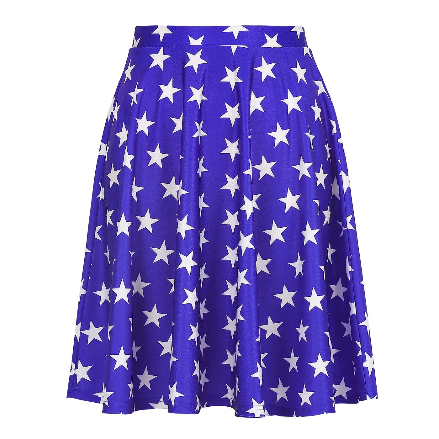 HDE Skirts for Women - Midi Skirt Skater Skirt Knee Length