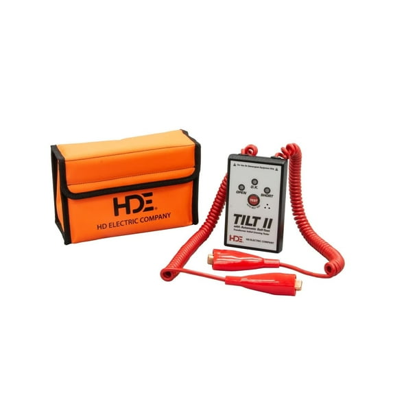 Greenlee Tilt Transformer Tester, Manual Self-Test