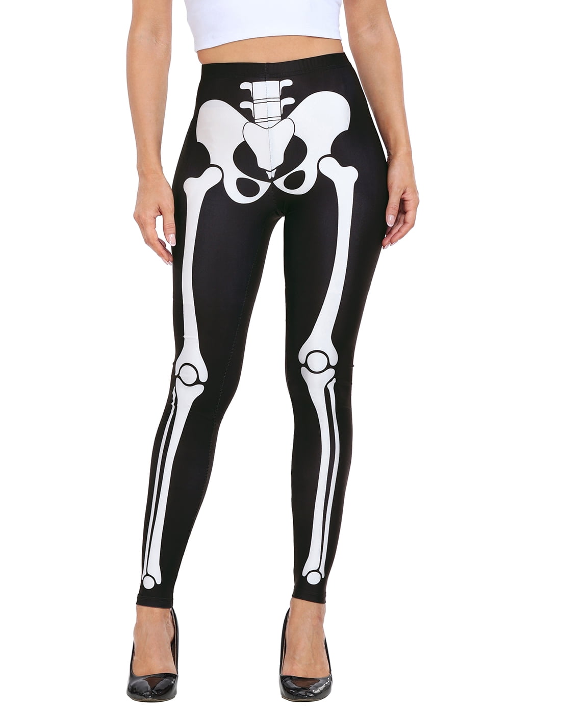 HDE Trendy Design Workout Leggings Fun Fashion Graphic Printed Cute