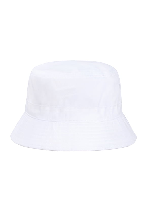 Unisex Bucket Hat Outdoor Packable Travel Sun Hats White