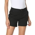 thumbnail image 1 of HDE Women Chino Shorts 5" Inseam Summer Shorts Black 18-20, 1 of 5