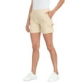 thumbnail image 1 of HDE Women's Cargo Shorts with Pockets High Waisted Casual Shorts Khaki 4X, 1 of 6