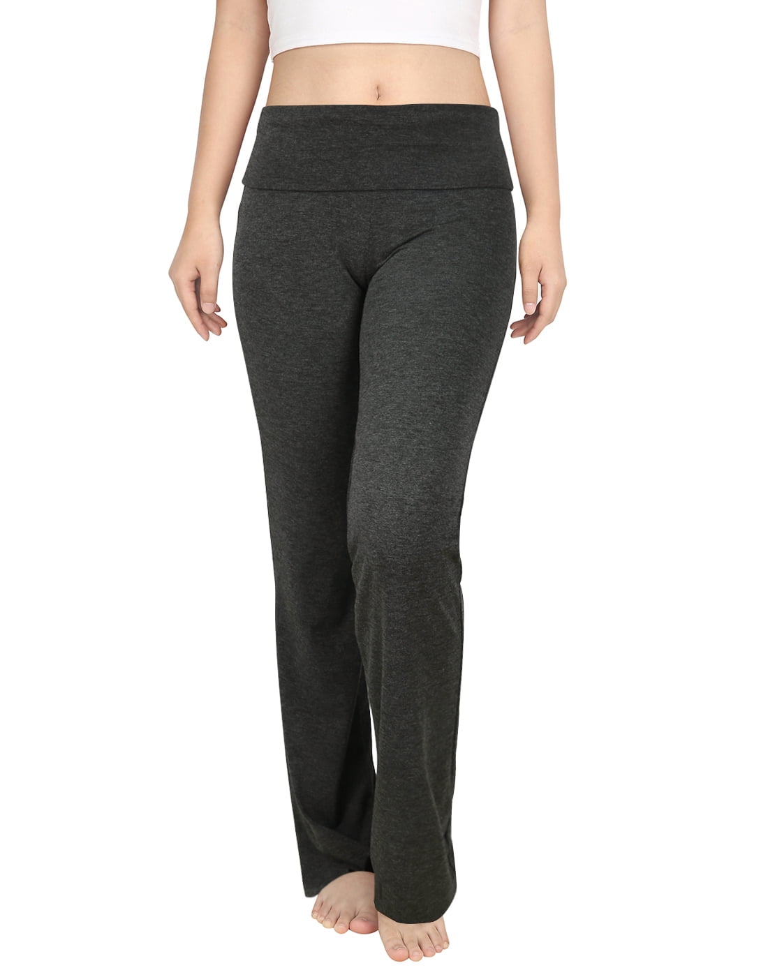 T Party Fold Over Waist Yoga Pants : : Clothing, Shoes &  Accessories