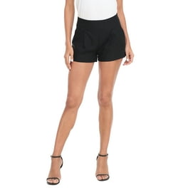 Black high waisted shorts walmart hotsell