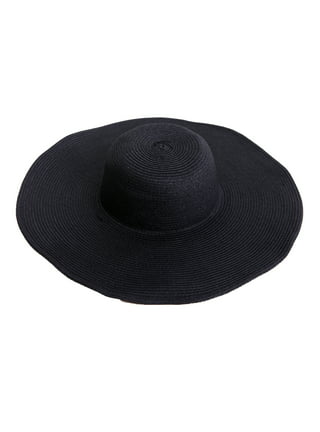 Wide Brim Black Hat