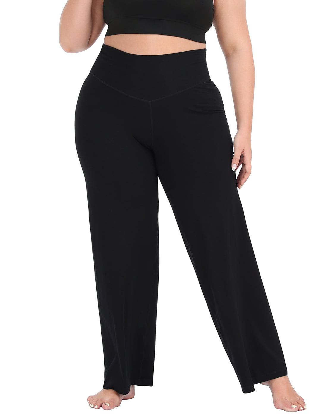 As a 5'11 girl with 45 legs buying pants is my biggest ragethese are  regular yoga pants that I bought one size up so theyre too big around my  waist and 4