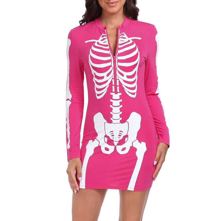 bodycon skeleton dress Jawbreaker Snake Skeleton Bodycon Mini Dress