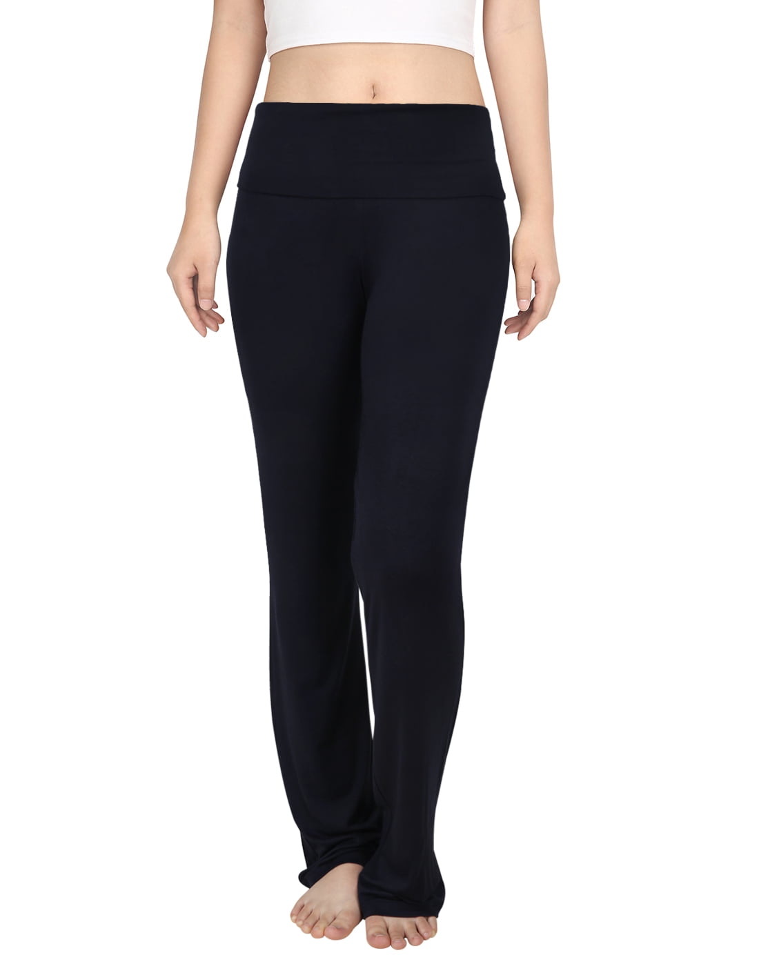 HDE Women's Yoga Pants Activewear Workout Leggings Black 3X