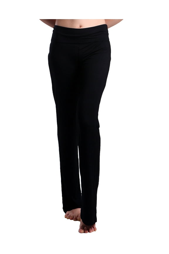 Women's Yoga Pants Activewear Workout Leggings Black L
