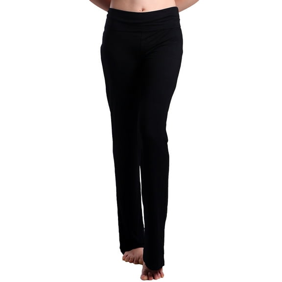 HDE Women's Yoga Pants Activewear Workout Leggings Black M