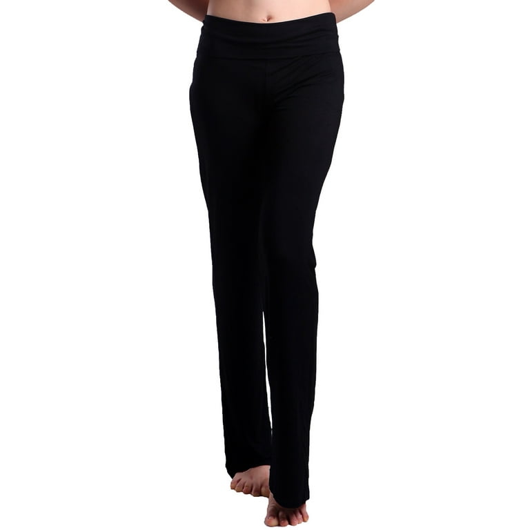 HDE Women's Yoga Pants Activewear Workout Leggings Black XL