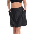 thumbnail image 1 of HDE Womens Plus Size Skort Skirt with Bike Shorts Active Golf Swim Skirt Pockets Polka Dots 18 Plus, 1 of 6