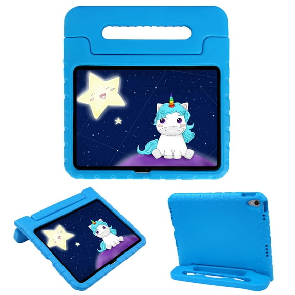 HDE iPad 10th Generation Case for Kids Shockproof iPad Cover 10.9 inch with Multi Angle Viewing Handle Stand Blue