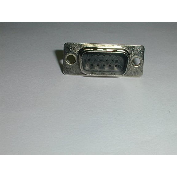 HDET-15P D-SUB CONNECTOR 15 POSITION PLUG HIGH DENSITY CRIMP LESS PINS ( 1 EACH) - HDET-15P