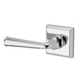 thumbnail image 1 of HDFEDLTSR260 Half Dummy Left Hand Federal Lever and Traditional Square Rose Bright Chrome Finish, 1 of 1