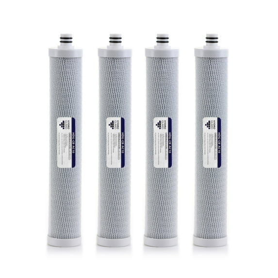 HDG-CB-AC10 Carbon Block Pre-Filter for AC30 AC15 Systems - 4 Pack