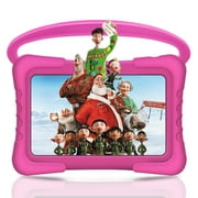 HDJ 7" 1024 x 600p Tablet for Kids Parental Controls 32GB Android 12.0, Bluetooth, Wi-Fi, Pink