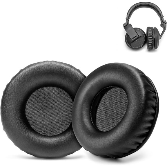 HDJ X5 X7 X10 Replacement Ear Pads Compatible with Pioneer HDJ-X7 HDJ-X5 HDJ-X10 DJ Headphones Premium Protein Leather Memory Foam Ear Cushions