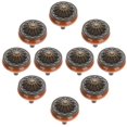 thumbnail image 1 of HDJNal 10 Pcs Vintage Brown Ceramic Door Drawer Handles, 33mm Round Drawer Knobs, Furniture Knobs, Door Knobs, Mushroom Shape Furniture Handles for Cupboards , Dresser , Kitchen, Children's Room, 1 of 6
