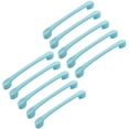 thumbnail image 1 of HDJNal 10Pcs Blue Cabinet Knobs, Aluminum Alloy Kitchen Cabinet Drawer Dresser Cupboard Bathroom Pulls Handles Hardware for Cabinet, Drawer,Wardrobe and Closets,128mm, 1 of 6