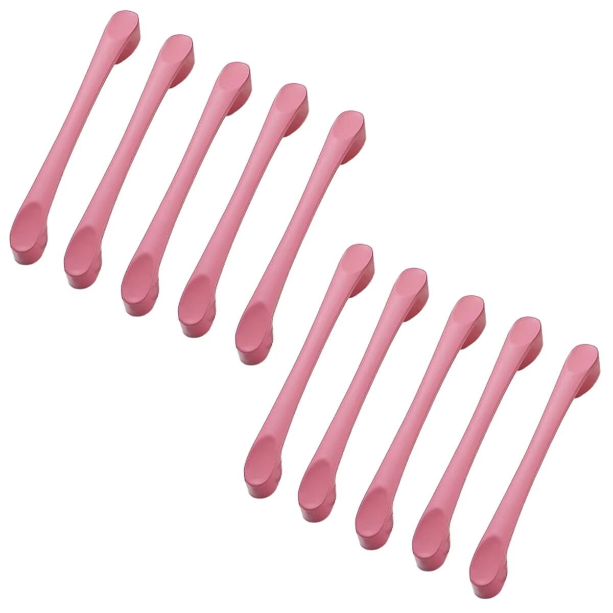 HDJNal 10Pcs Pink Cabinet Knobs, Aluminum Alloy Kitchen Cabinet Drawer Dresser Cupboard Bathroom Pulls Handles Hardware for Cabinet, Drawer,Wardrobe and Closets,96mm
