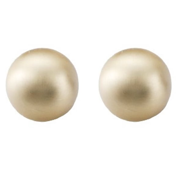 HDJNal 2 Pcs Cute Ball Shape Knobs with Screws - 25mm Diameter - Round Vintage Zinc alloy Pull Handles for Home & Office Furniture - Kitchen Cabinet, Drawers & Cupboard Doors,Copper Brushed color