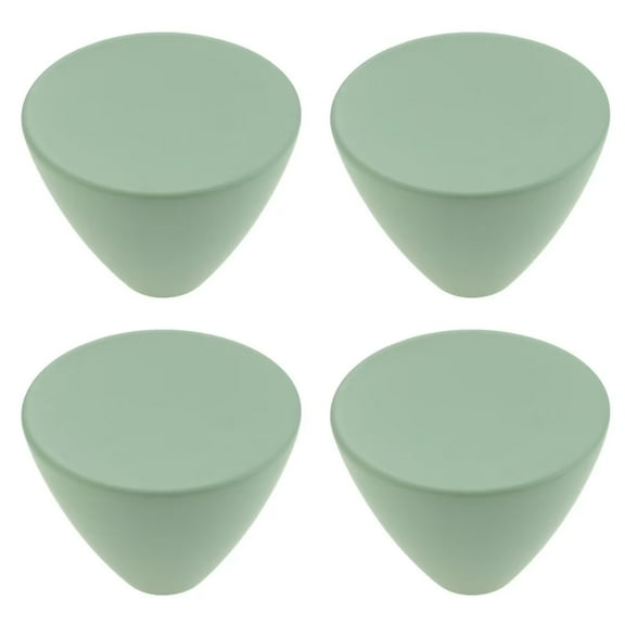 HDJNal 4Pcs Green Cabinet Knobs - Classic Zinc Alloy Drawer Pulls,Cone Shape ,Decorative Antique Handles Pulls for Furniture, Kitchen, Dresser, Wardrobe, Door, Office