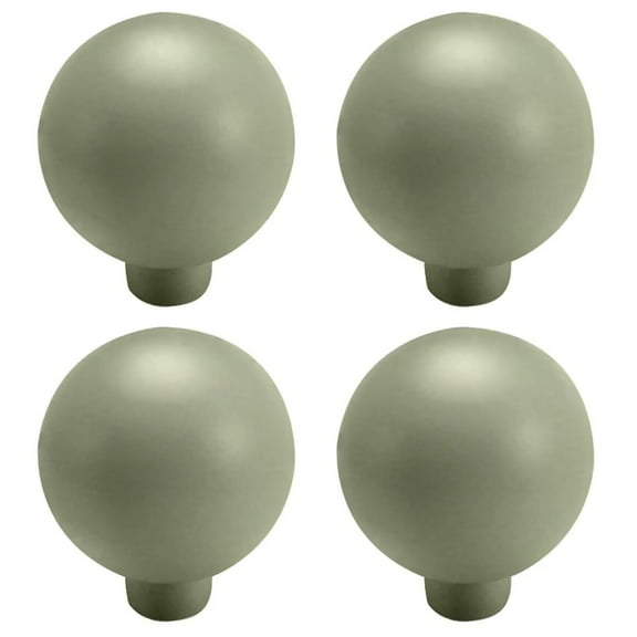 HDJNal Light Green Drawer Knobs Ball Shape Zinc Alloy Cabinet Dresser Pulls Handles with Screws, Kitchen Furniture Knobs for Closet Cupboard Wardrobe (, 4 Pack)