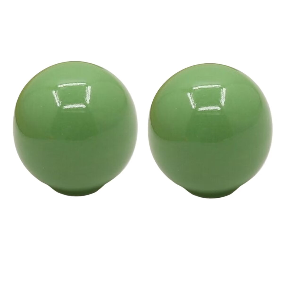 FFF Brass Knobs - Set Of 6 Kitchen Cabinet Pulls, Drawer Handles Green Brass Peacock Knobs Vintage Shabby Chic 36mm