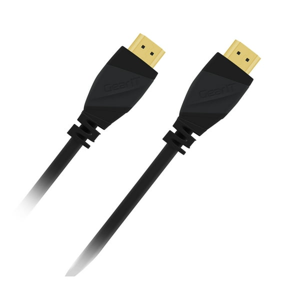 HDMI 2.0 Cable, High-Speed HDMI Cable, GearIT (10 Feet/3.04 Meters) 4K 60Hz 28AWG 18Gbps Gold Plated, Ethernet / Audio Return, Video 4K 2160p HD 1080p 3D, Xbox PlayStation PS3 PS4 PC Apple TV, Black