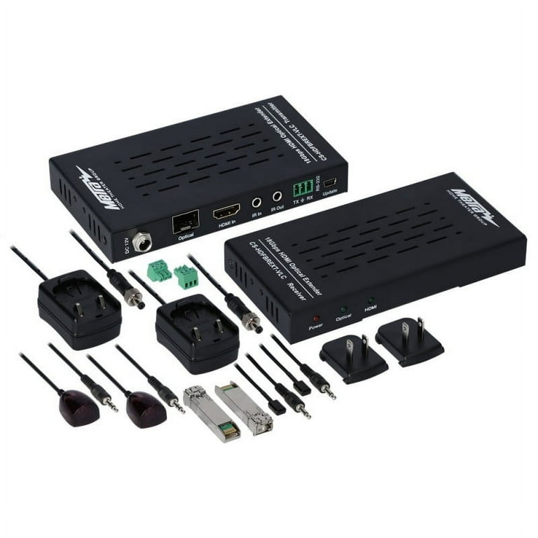 HDMI 2.0 Extender Over Fiber HDR Bi-directional 4k UHD @60hz up to