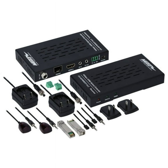 HDMI 2.0 Extender Over Fiber HDR Bi-directional 4k UHD @60hz up to 984ft Signal