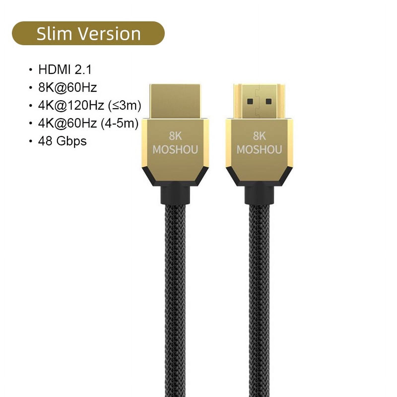 HDMI 2.1 Cable 8K 60Hz 4K 120Hz 48Gbps HDMI Splitter Cables eARC HDR10