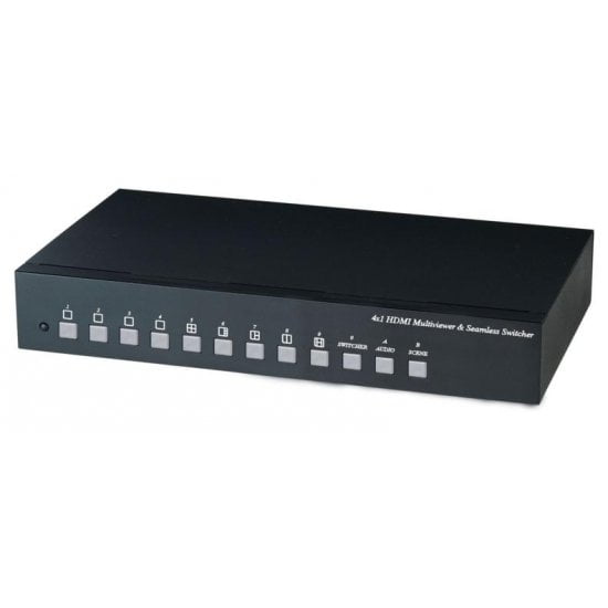 HDMI 4 input 1 output Quad and Multi-viewer,Seamless Matrix Switcher Supports Auto Switching