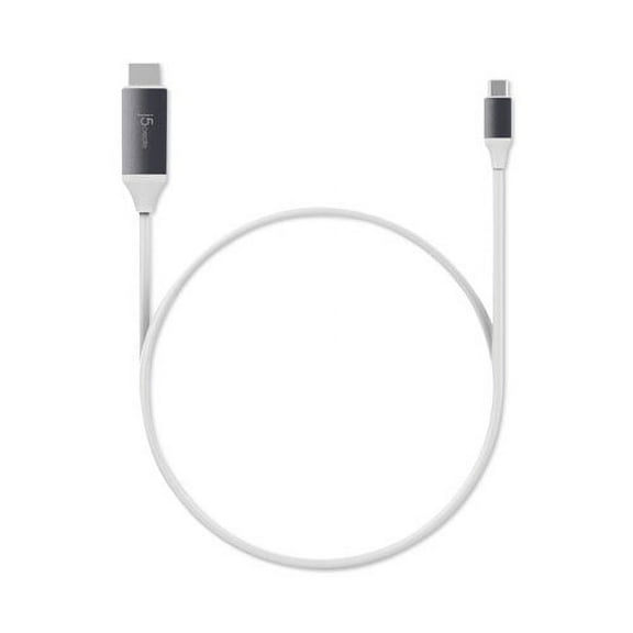 HDMI 4K Audio/Video Cable, 6 ft, White | Bundle of 2 Each