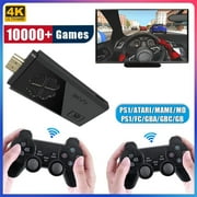 HDMI 4K TV Game Stick 4K 64GB 10000+ 32G 5000+ Game Video Game Consoles w/2*Wireless Gamepad