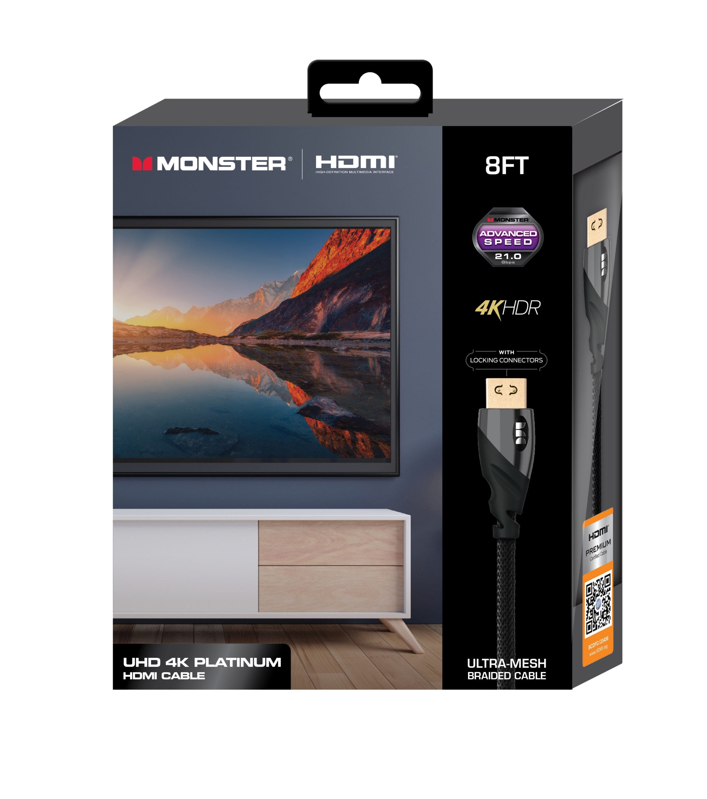 HDMI 8-foot 2.0 Cable - Walmart.com