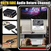 HDMI ARC Audio Extractor DAC Converter with Optical Toslink Coaxial and RCA Output for Smart TV Soundbar Receiver