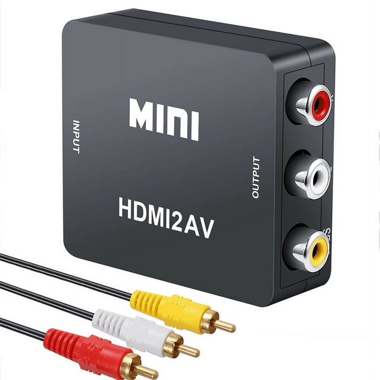 HDMI To RCA AV Adapter Converter Cable CVBS 3RCA 1080P Composite