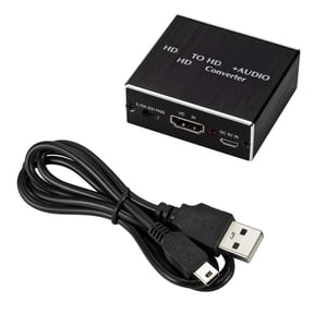 HDMI-Compatible Audio Extractor Converter 4K 2K Optical SPDIF 3.5mm for TV Sound Fast