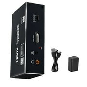 HDMI Audio Extractor with eARC/ARC Support 4K@60Hz, Multiple Audio Outputs, for Soundbar and Amplifier Integration